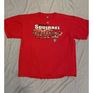 Men's St. Louis Cardinals Squirrel T-Shirt World Series Champions 2011 Size XL